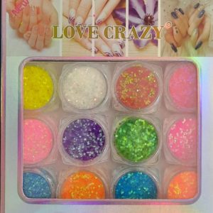 Glitter Neon Love crazy