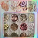 Glitter metalico Love crazy tonos variados