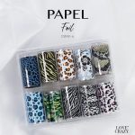 Papel foil, decoración variada