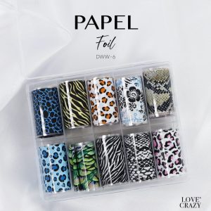 Papel foil, decoración variada